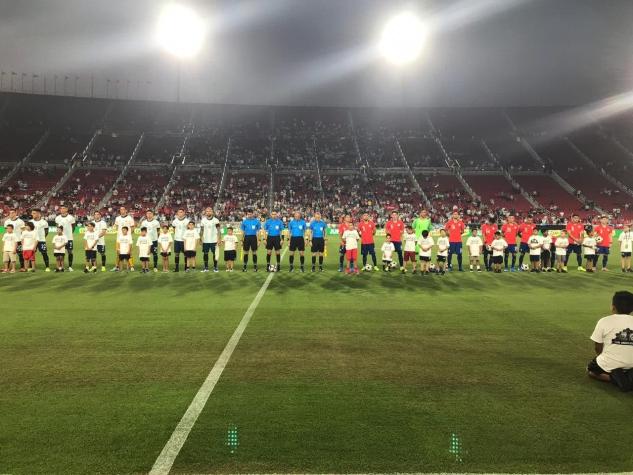 El emotivo homenaje de Argentina durante amistoso con Chile a campeón del mundo fallecido