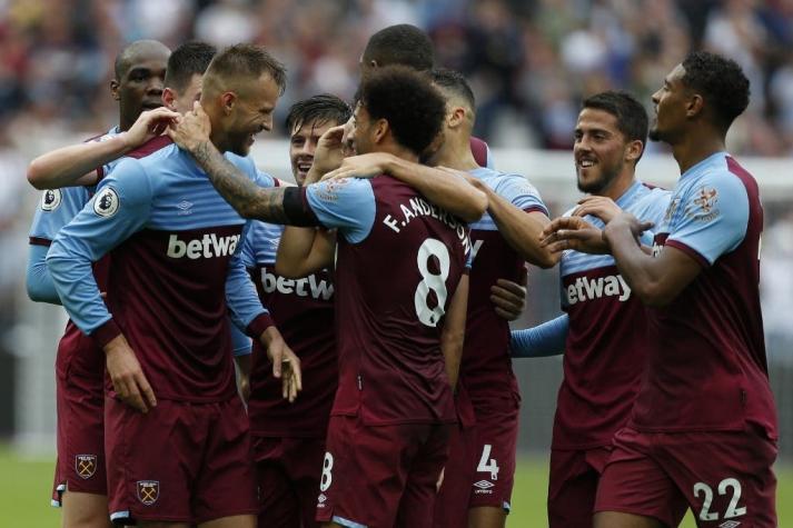 West Ham de Pellegrini derrotó con claridad al Manchester United y sigue en la parte alta