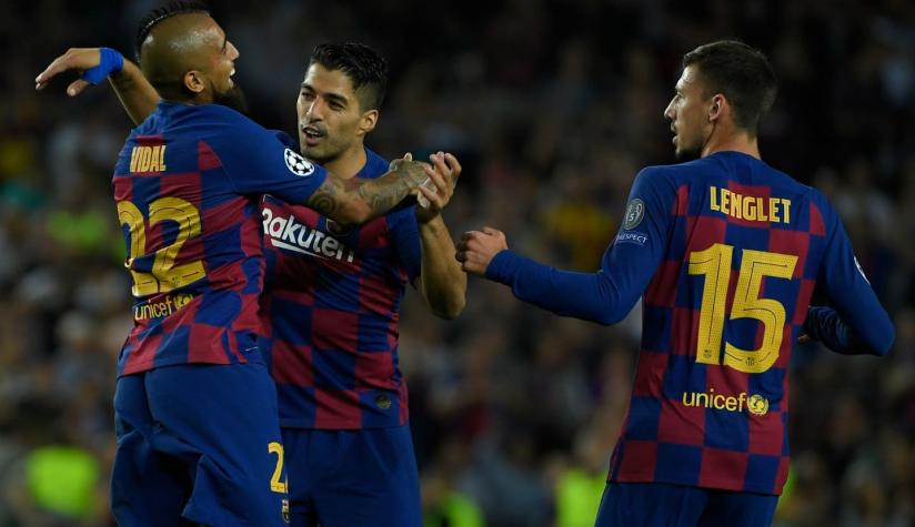 Con esta espectacular asistencia de Vidal FC Barcelona anota el empate frente al Inter