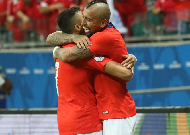 El once que trabajó Rueda en última práctica de La Roja y que cobra fuerza para enfrentar a Colombia