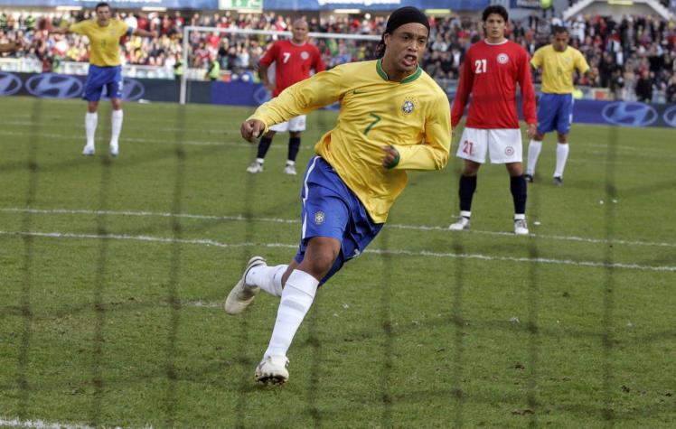 Ronaldinho desafía a Humberto "Chupete" Suazo en Chile y suma a David Trezeguet en su equipo