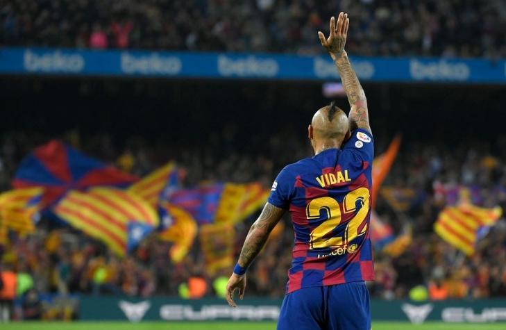 Técnico del Barcelona elogia a Arturo Vidal tras golazo ante Valladolid