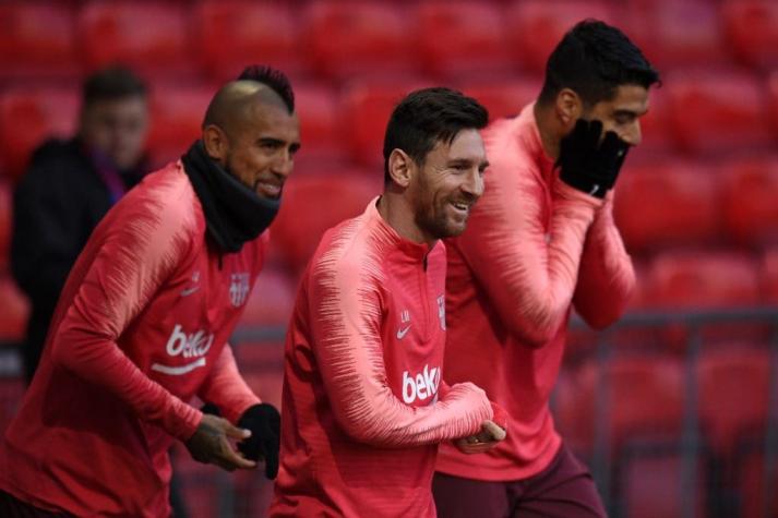 El irónico mensaje de Luis Suárez a Arturo Vidal luego de su golazo contra Valladolid