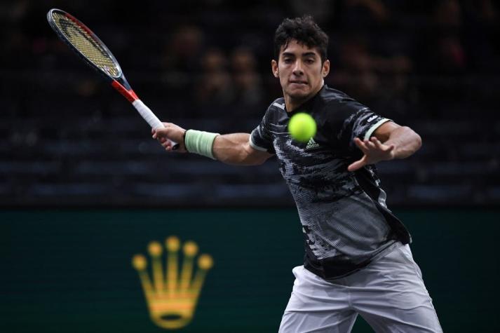 Garín derrota a Chardy en el tie break y avanza a cuartos de final del Master 1000 de París