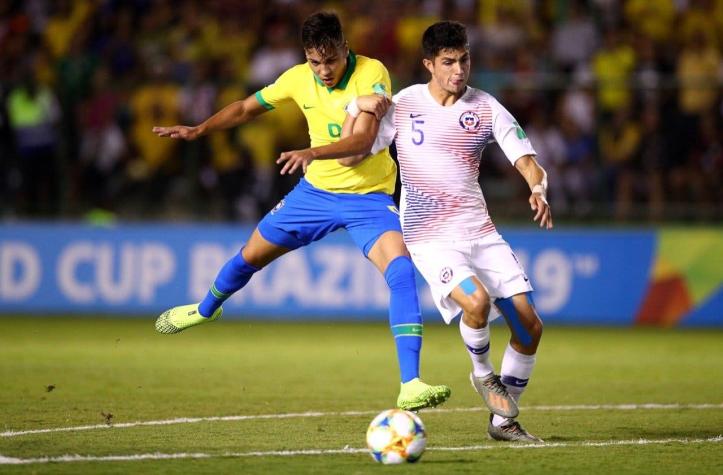 Chile luchó ante Brasil pero fue eliminado en los octavos de final del Mundial sub 17