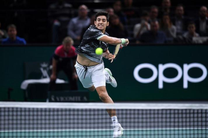 Cristián Garín no puede con el intenso juego de Diego Schwartzman