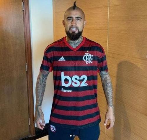 [FOTO] El saludo de Arturo Vidal a Flamengo tras ganar la Copa Libertadores