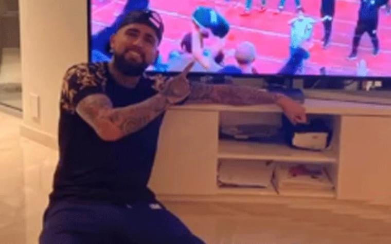 La apasionada celebración de Arturo Vidal en España: Rodelindo Román a Tercera A