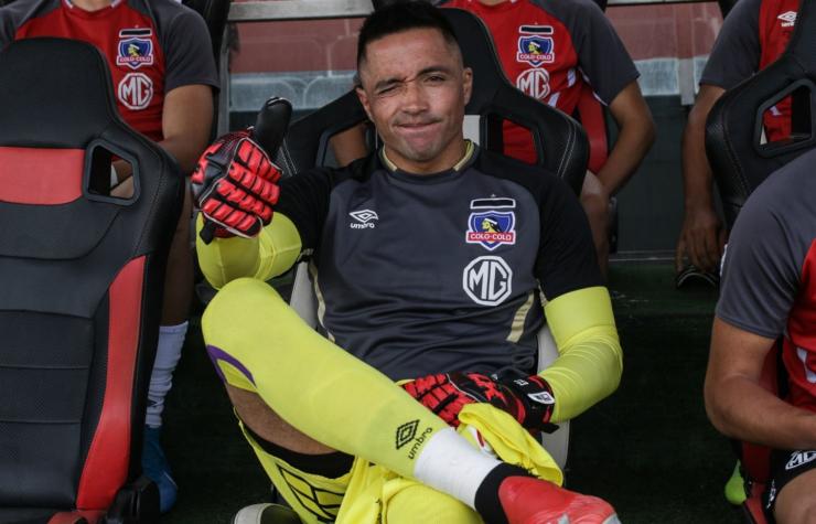 "¡Mantén el orden!": Los gritos de un enérgico Miguel Pinto que se adueñó del arco de Colo Colo