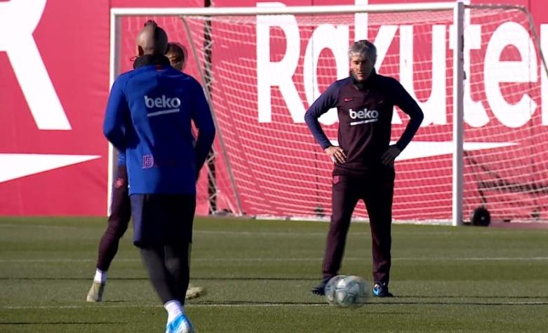 Quique Setién toma el mando: El primer entrenamiento de Vidal con su nuevo DT