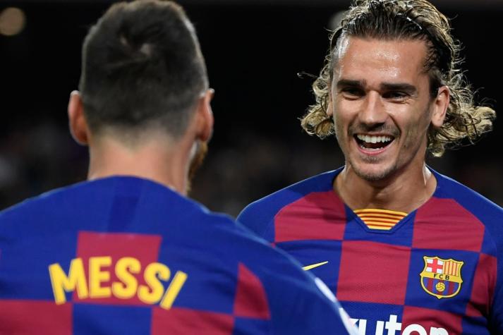 Tienen un gusto en común: El tierno video del hijo de Messi jugando con Griezmann que es viral