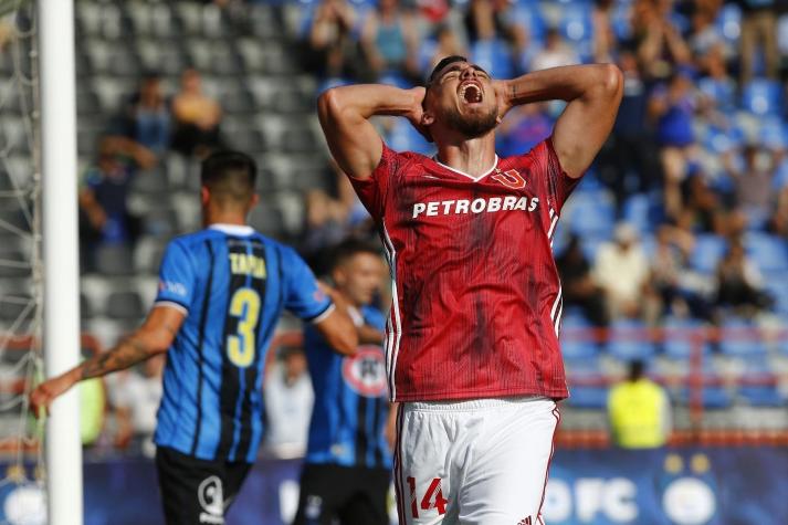 La "U" debutó en el torneo nacional con una derrota en el último minuto ante Huachipato