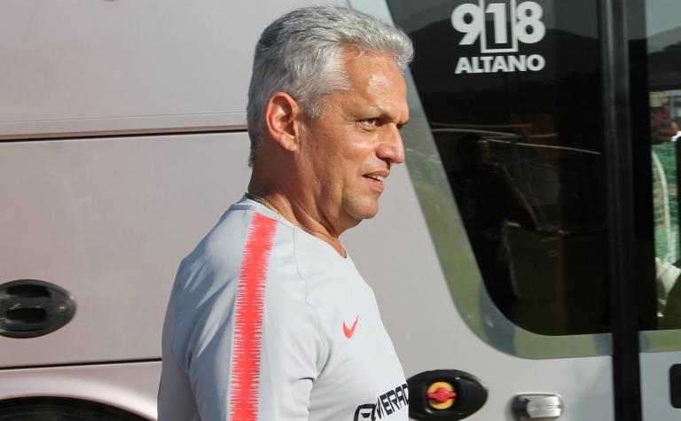 Reinaldo Rueda visita al Inter de Porto Alegre antes del duelo frente a la U por Copa Libertadores