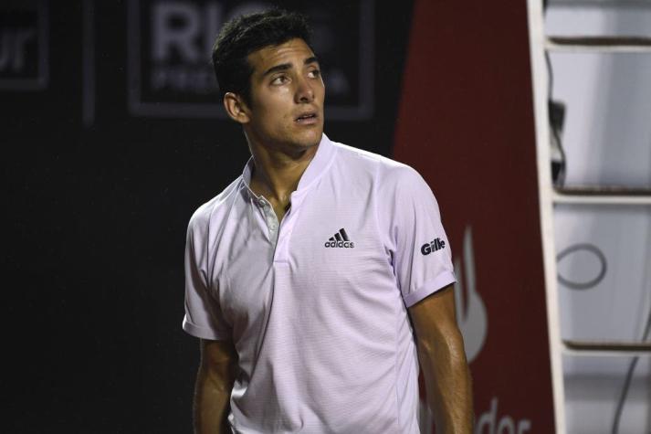 Suspenden por lluvias partido de Garin por la semifinal del ATP de Rio de Janeiro