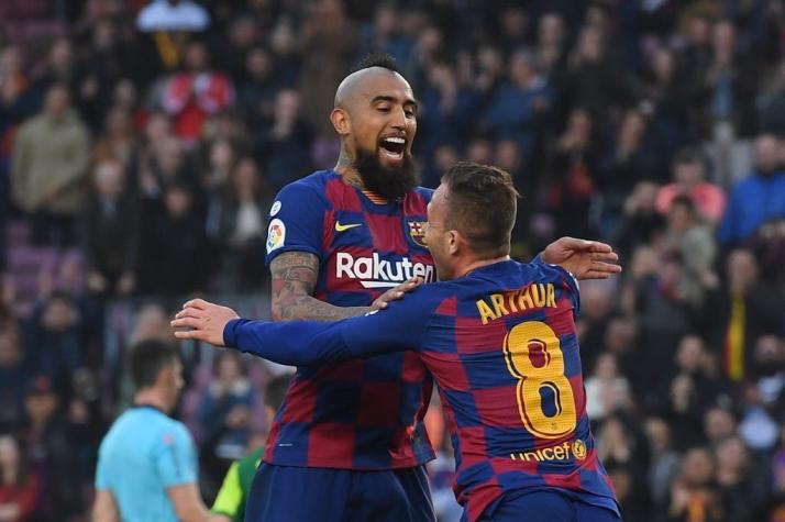 Arturo Vidal asoma como titular y delantero en Champions League