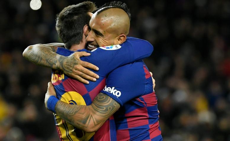 Arturo Vidal es titular en visita de FC Barcelona al Napoli por la Champions League