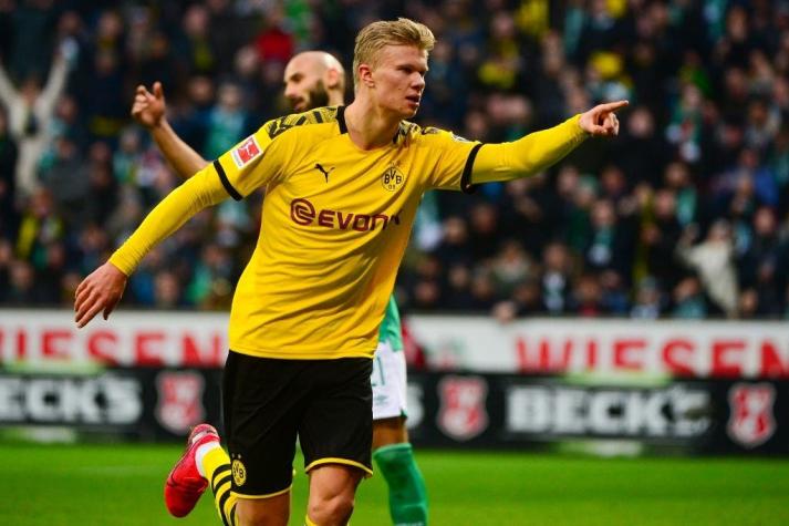 PSG celebra su clasificación en Champions burlándose del joven delantero Erling Haaland