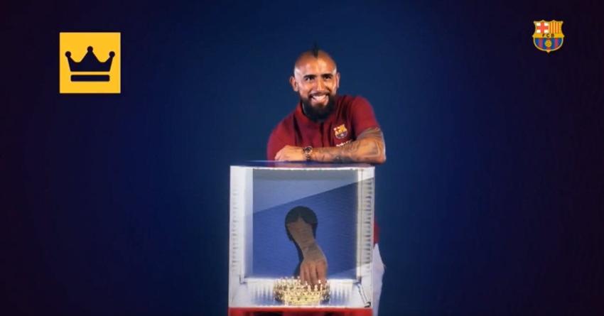 FC Barcelona desde casa: El entretenido desafío en el que participó Arturo Vidal