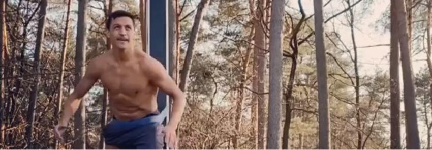 [VIDEO] El exigente entrenamiento de Alexis en medio de su aislamiento por el coronavirus en Italia