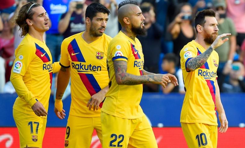 Así quedó el sueldo de Vidal, Messi y otros jugadores de FC Barcelona con la rebaja del 70%