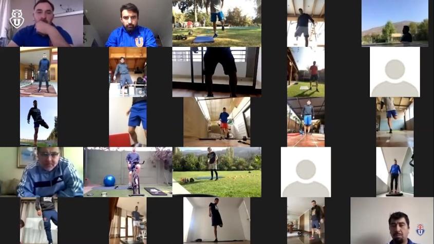 [VIDEO] Así se realiza el entrenamiento de la U por videollamada en medio de la cuarentena