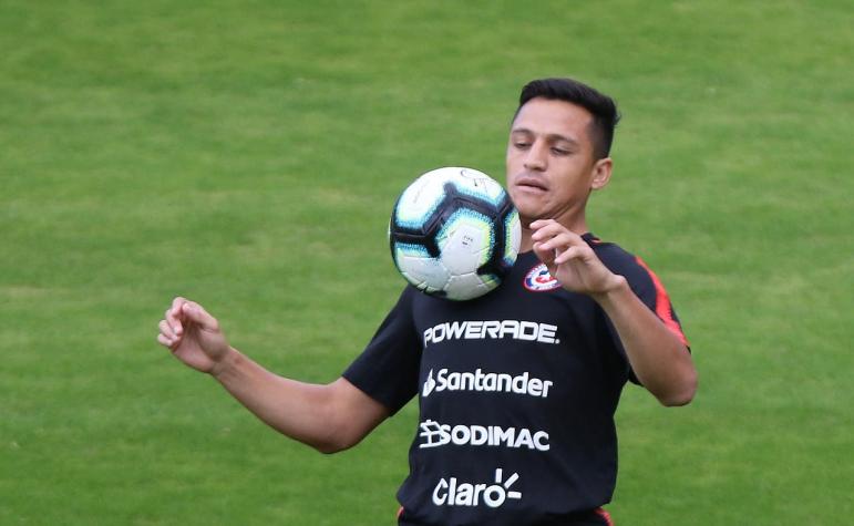 Alexis Sánchez llega a Chile y cumple cuarentena por coronavirus entrenando