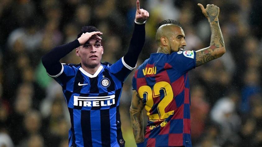 El contraataque del Barcelona por Lautaro Martínez que incluye a Arturo Vidal