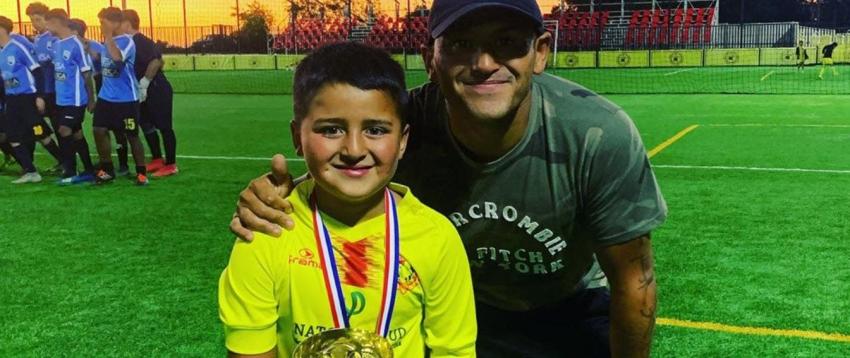 ¿Quién es quién? Humberto "Chupete" Suazo rapó a su hijo y quedaron iguales