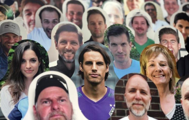 [FOTOS] ¡Leverkusen llevó su barra!: "Hinchas de cartón" poblaron las galerías en duelo de Aránguiz