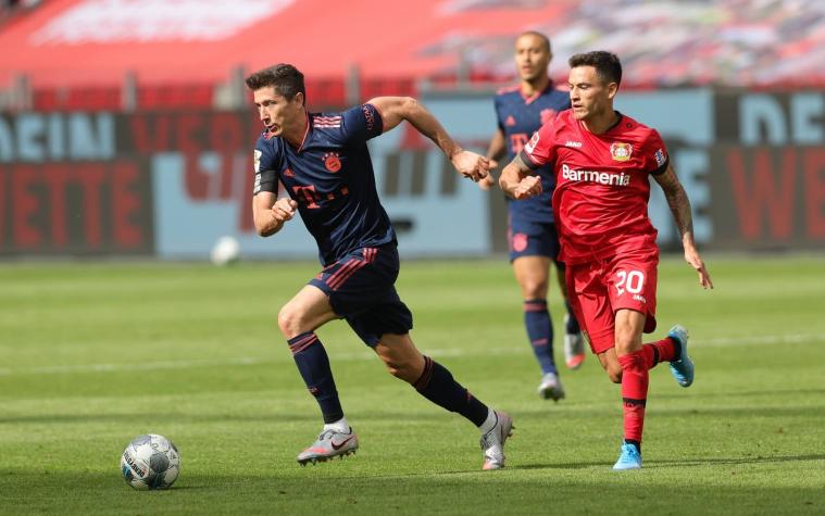 Leverkusen con Aránguiz todo el partido no pudo ante un Bayern que ya parece campeón