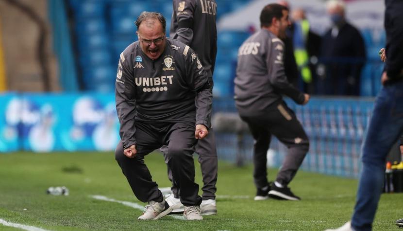 [VIDEO] El íntimo festejo de Marcelo Bielsa tras consagrarse campeón con el Leeds
