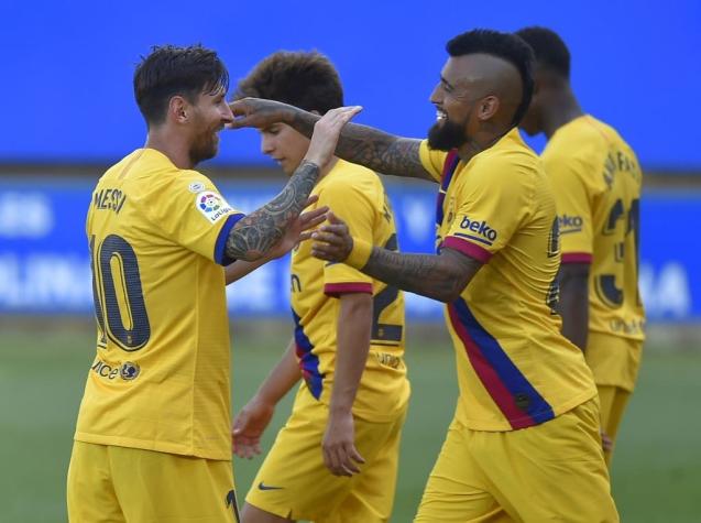 Barcelona de Vidal cierra la liga con contundente goleada ante el Alavés