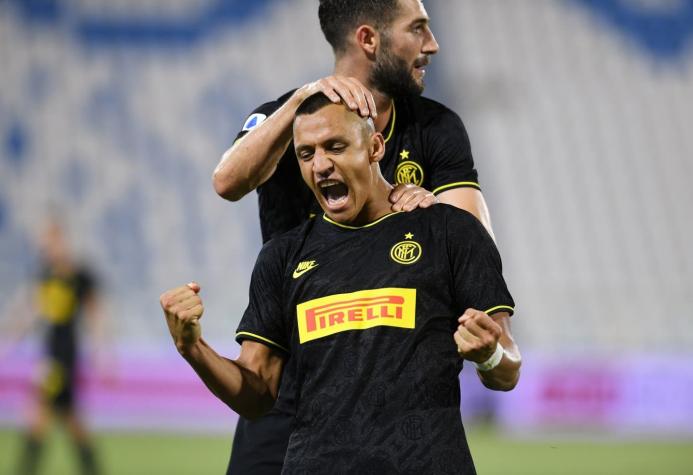 Alexis le ganó la pulseada a Lukaku: Inter busca vencer a Roma para seguir soñando con el título