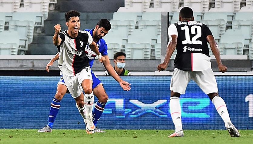 Juventus vence a la Sampdoria y se consagra campeona de la Serie A por novena vez consecutiva