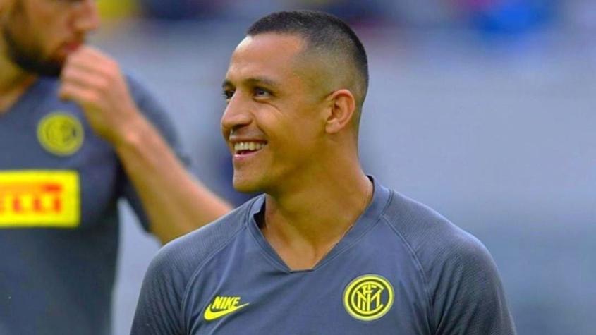 ¡Anda feliz el "Niño Maravilla"!: Alexis se muestra entrenando de cara al duelo ante el Leverkusen