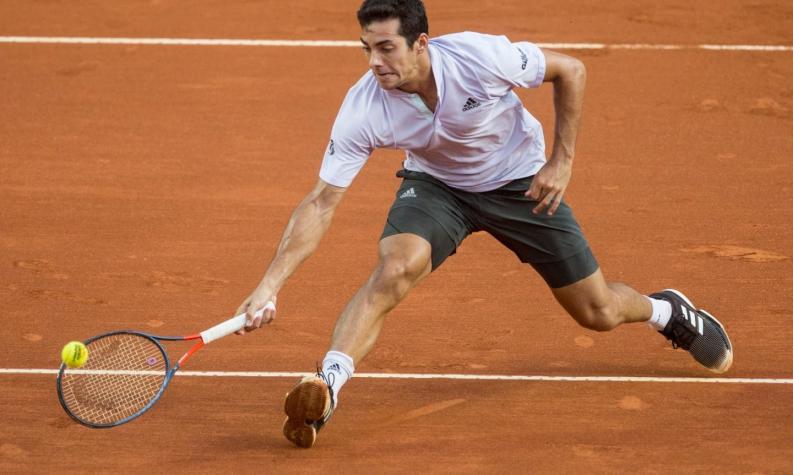 Cristian Garín se despide de Roma en su debut tras caer ante el croata Borna Coric