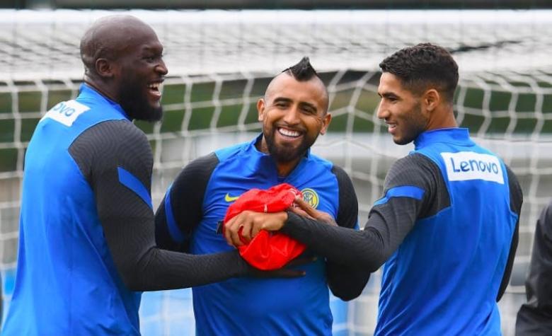 [VIDEO] No hay descanso: El intenso primer entrenamiento de Arturo Vidal con el Inter