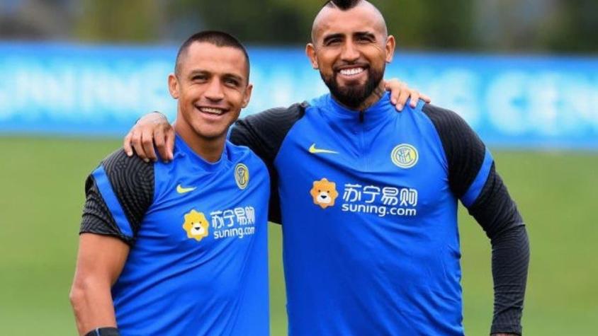 ¿Arturo Sánchez y Alexis Vidal? El nuevo meme de los chilenos en el Inter de Milán