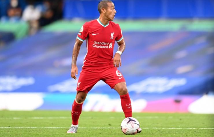 Liverpool confirma que Thiago Alcántara dio positivo al coronavirus