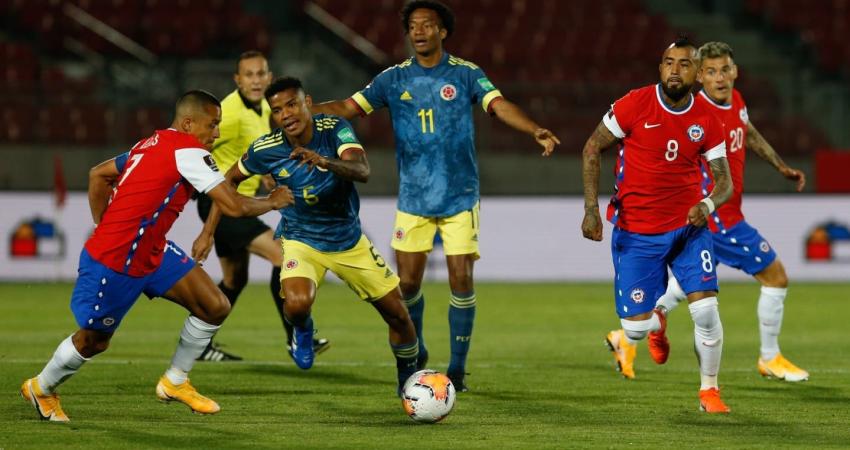 [Minuto a Minuto] Chile iguala ante Colombia en el Nacional por Clasificatorias