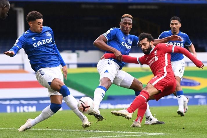Everton sigue como líder de la Premier tras un vibrante empate ante el campeón Liverpool