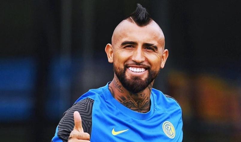 La formación del Inter de Alexis y Vidal para enfrentar al Milán en el Derby della Madonnina