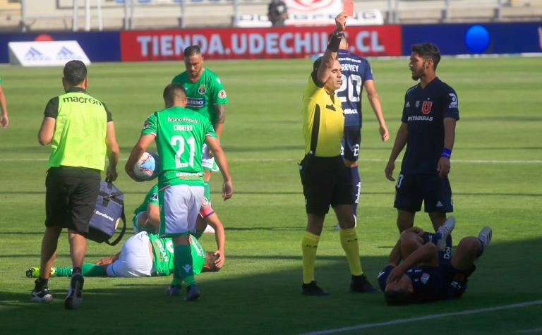La U deja escapar la victoria ante Audax Italiano y empata con uno menos y Montillo lesionado