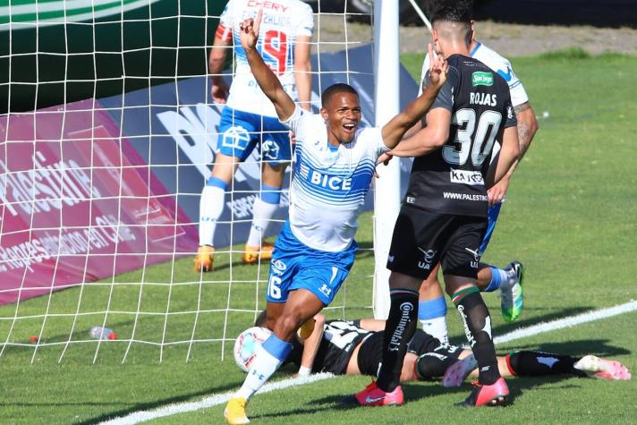 La UC golea a Palestino en La Cisterna y recupera el liderato del torneo