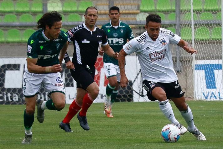 Colo Colo en desgracia: pierde 3-0 contra Wanderers y juega con 10 tras la expulsión de Falcón
