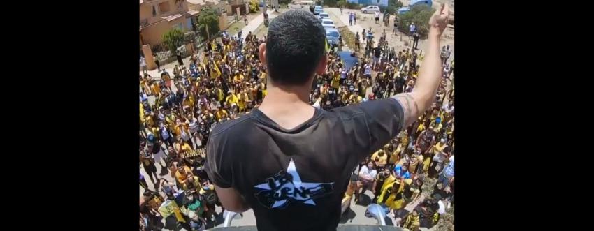 "Nunca lloran, nunca piden nada": El emotivo discurso de Matías Cano ante hinchas de Coquimbo