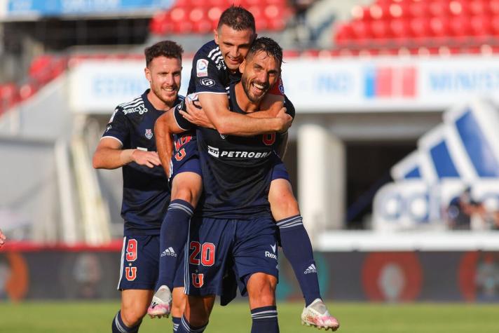 Espinoza aumenta para la U que ya vence 3-1 a Antofagasta