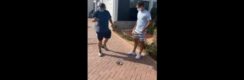 Fanático le pidió una selfie a Roger Federer en medio de la pandemia y así reaccionó el tenista