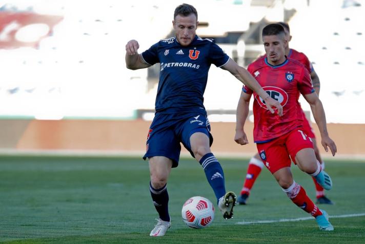 La U y Huachipato están empatando en intenso partido en Rancagua