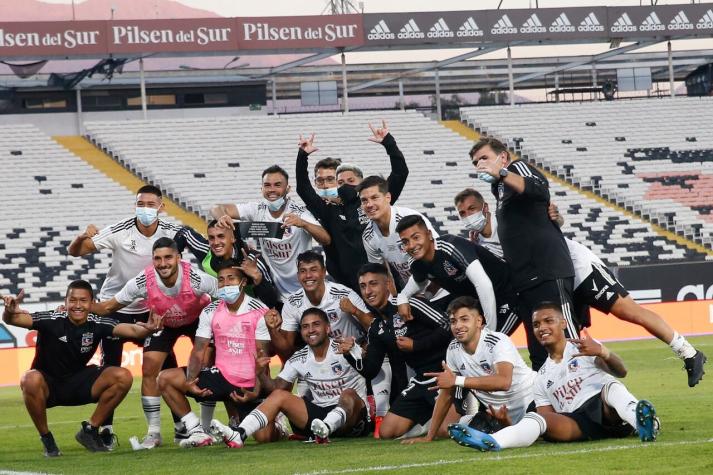 El íntimo festejo en el camarín de Colo Colo tras la victoria sobre la U en el Superclásico